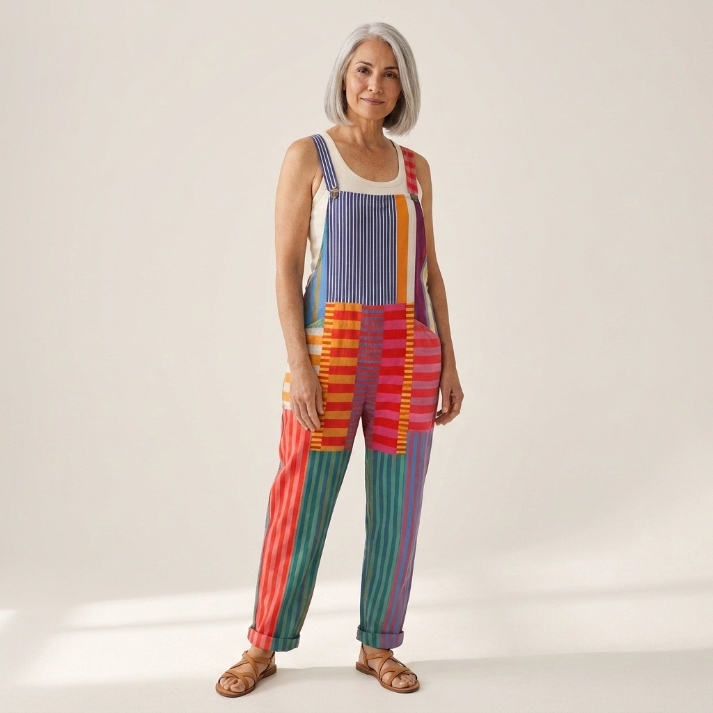 Fabienne - Salopette imprimée confortable