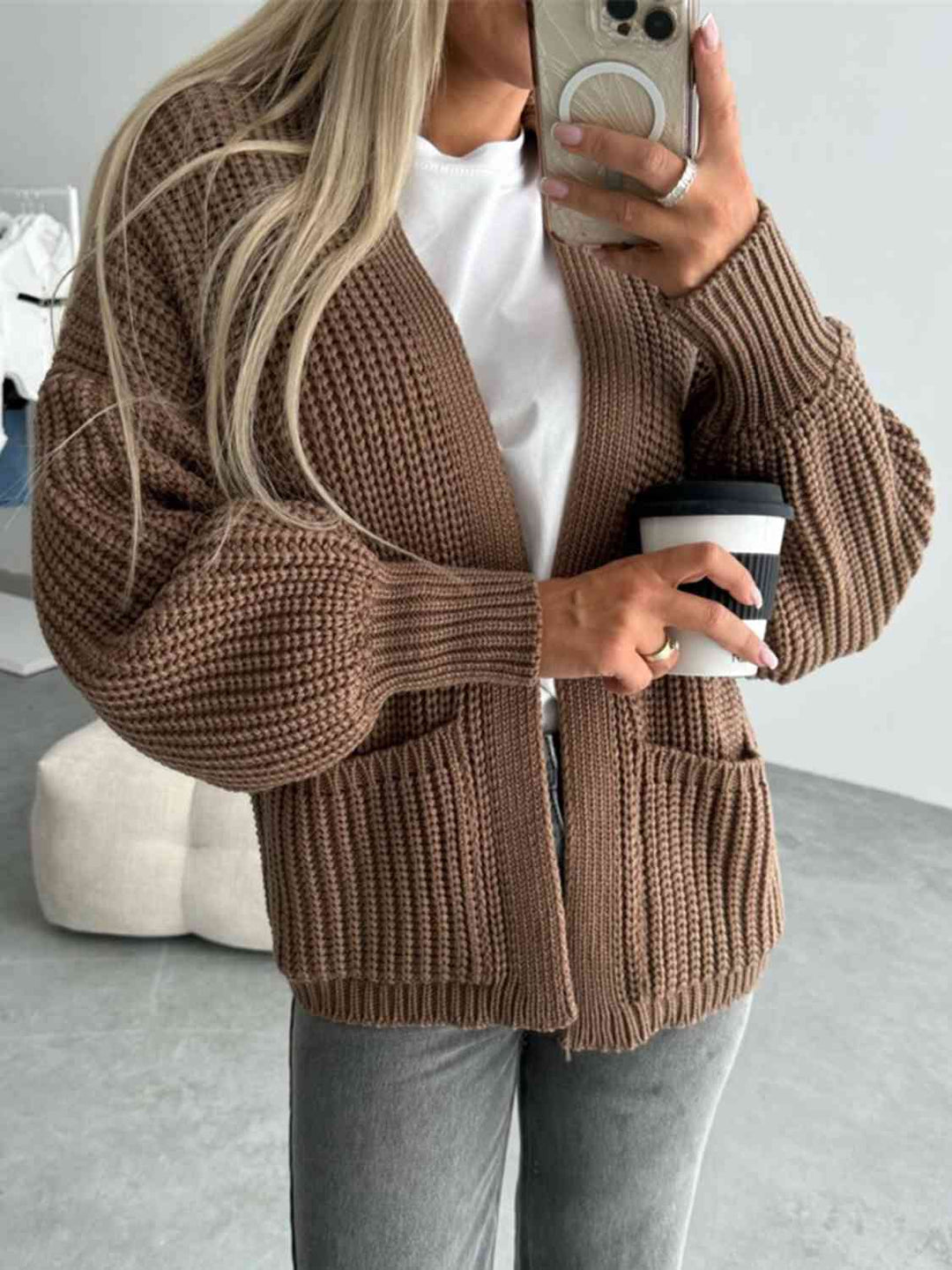 Lanna Cardigan Femme Ouvert