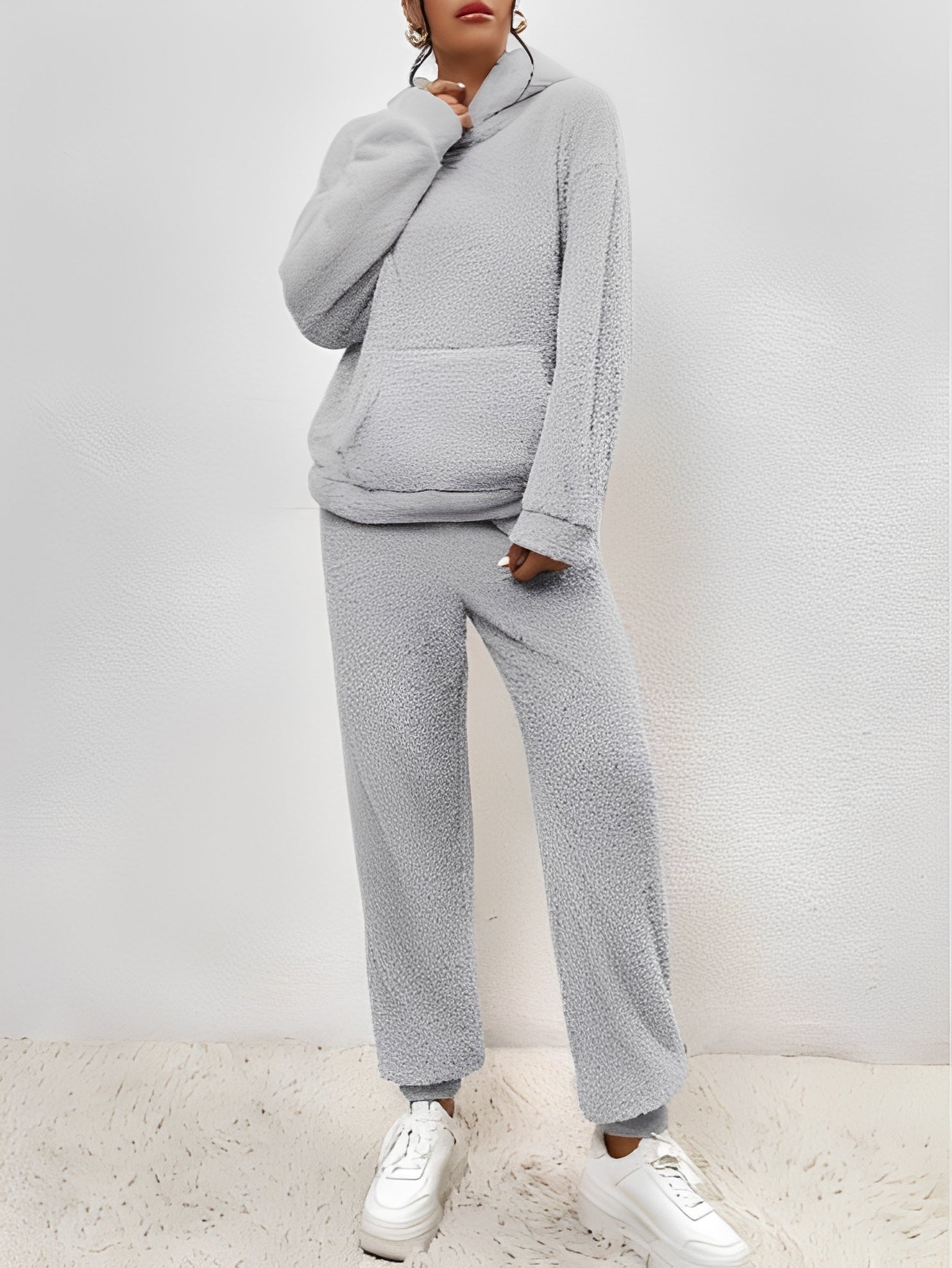 Ayla Ensemble d’Intérieur en Polaire pour Femme