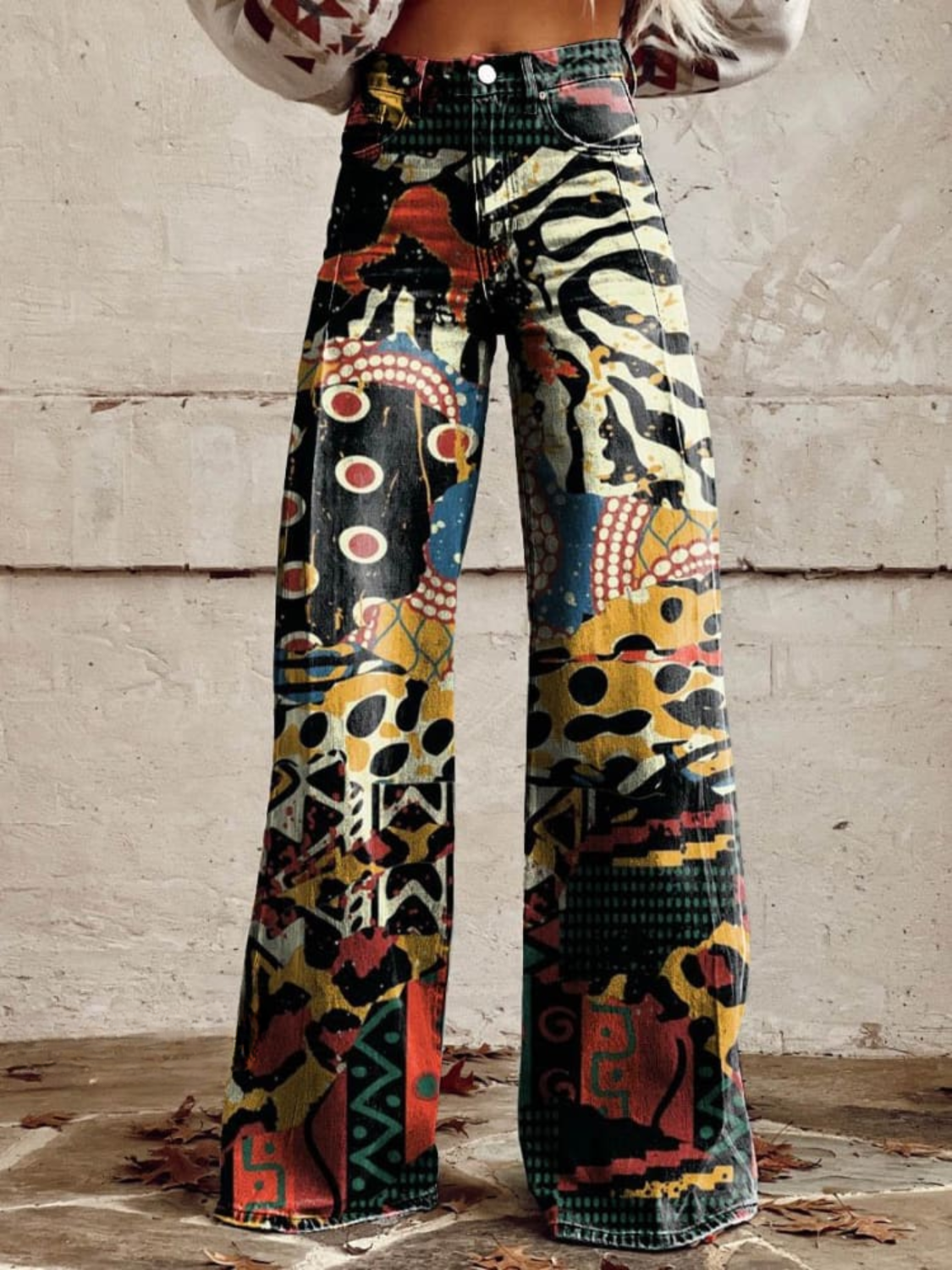 Élodie - Pantalons Amples Élégants