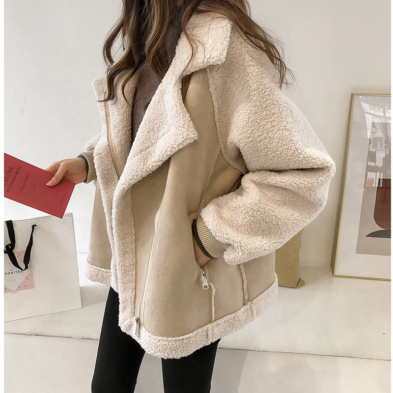 Merly Manteau Femme Effet Shearling