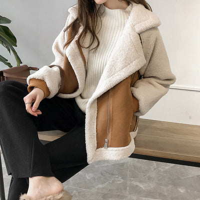 Merly Manteau Femme Effet Shearling