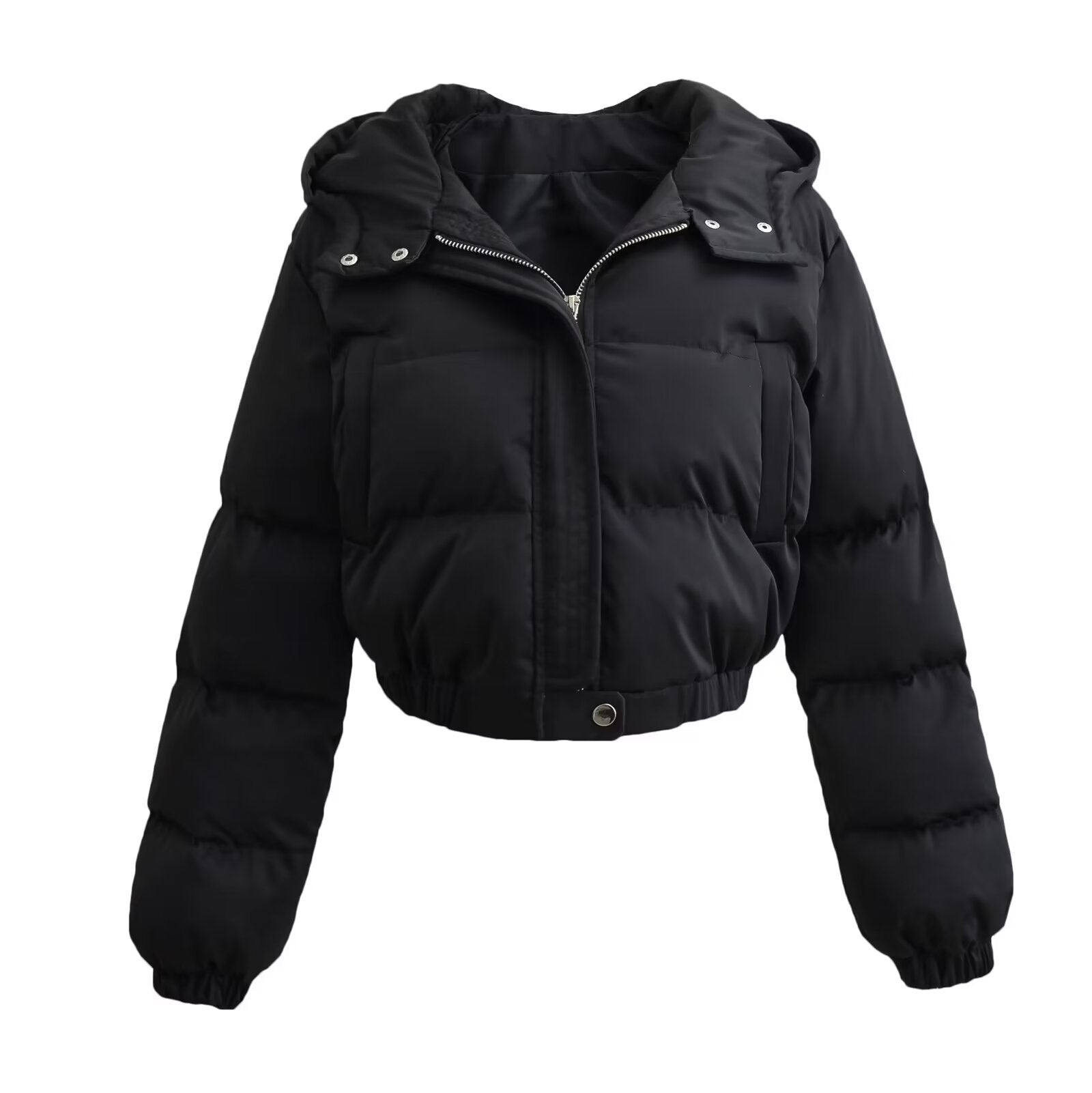 Vina Veste Courte Femme Matelassée à Capuche