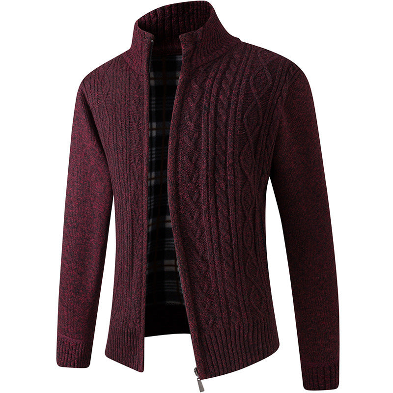 Jeffery Pull Homme en Velours Tricoté