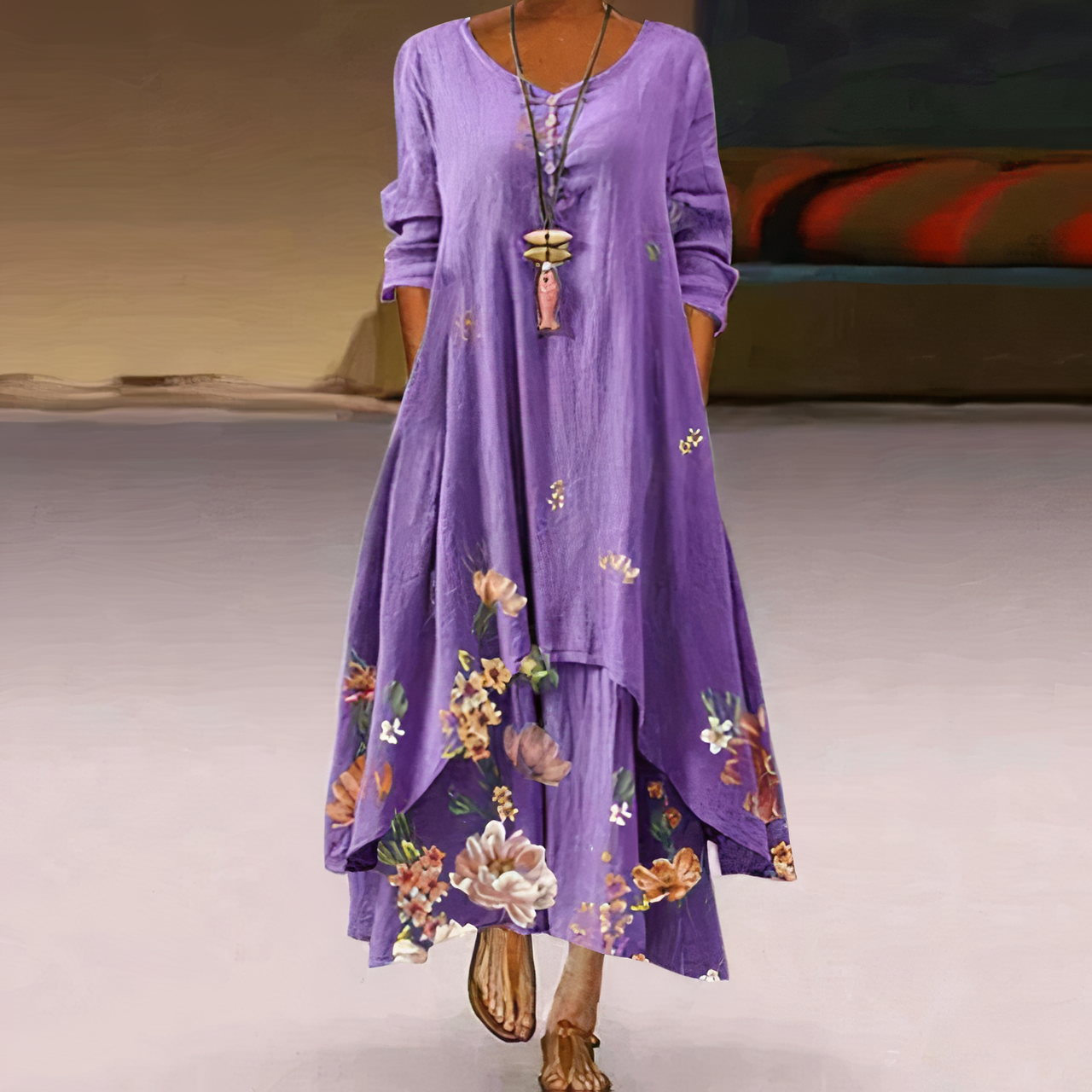 Robe Longue Femme Tania