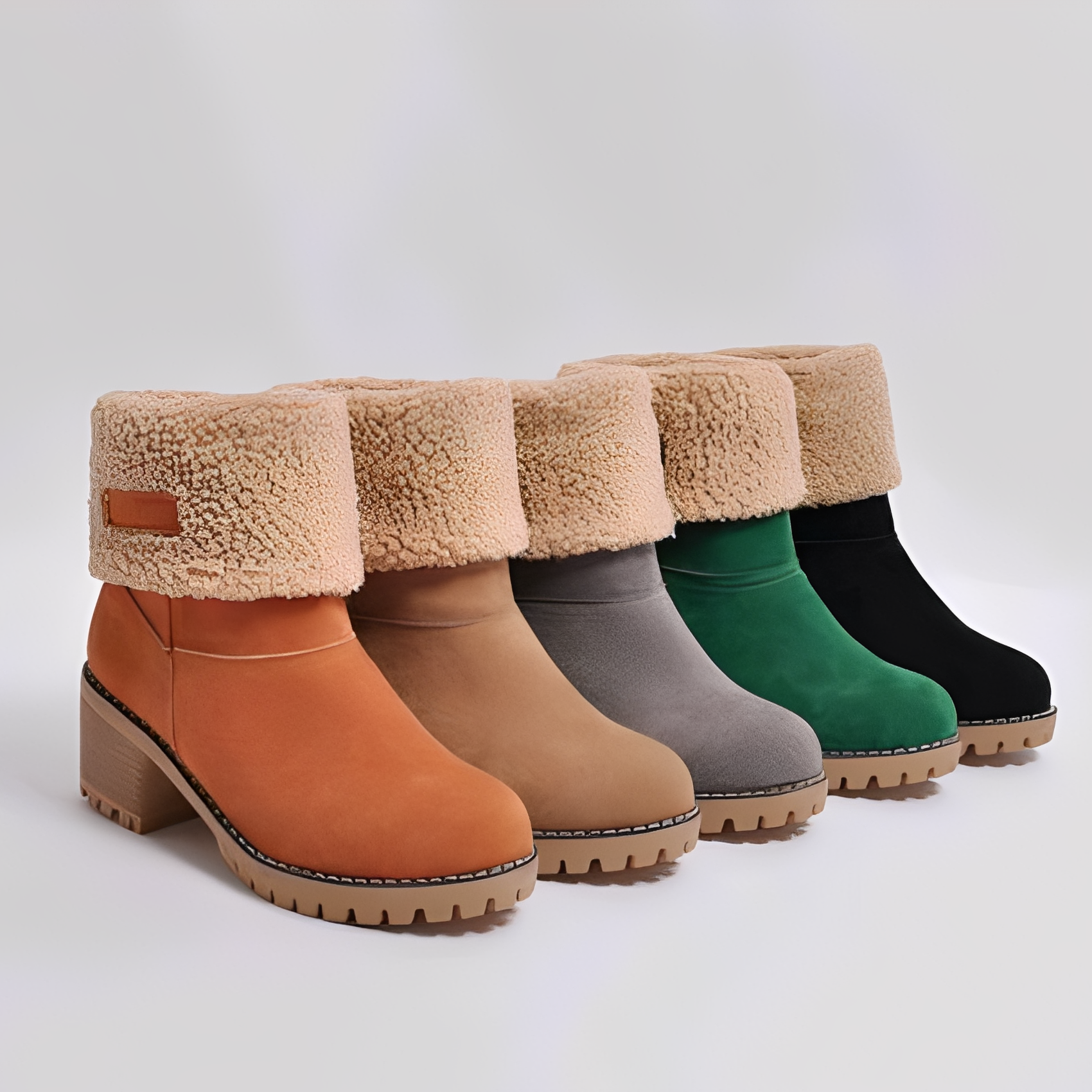 Joella Bottes d’Hiver en Daim pour Femme