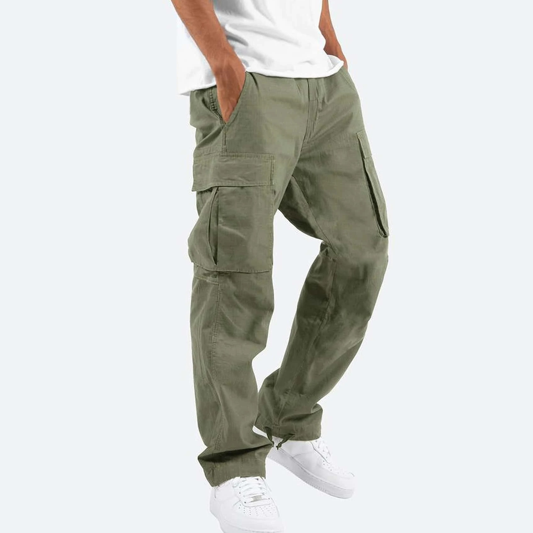 Drylan Pantalon Cargo Homme Coupe Classique