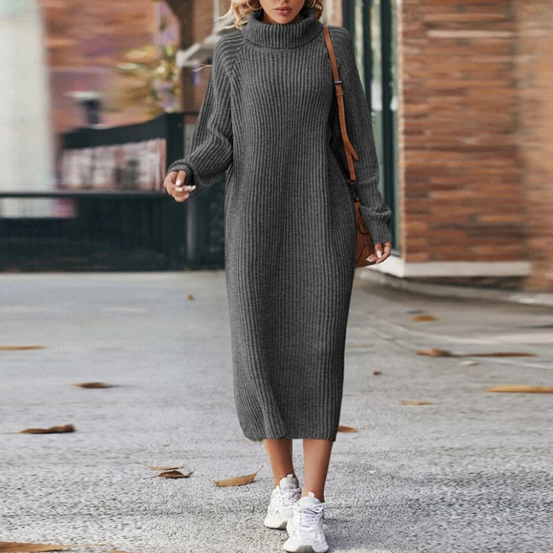 Noeline Robe Midi Femme en Maille