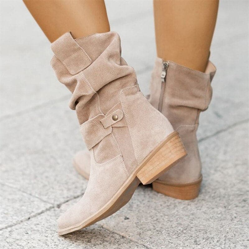 Melanie Bottines Femme en Daim