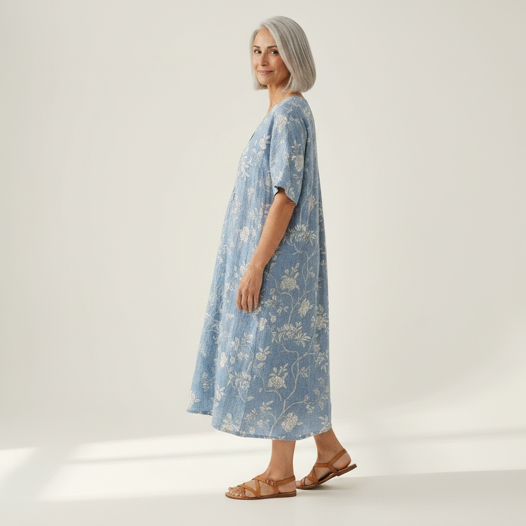 Claudine - Robe d’été imprimée