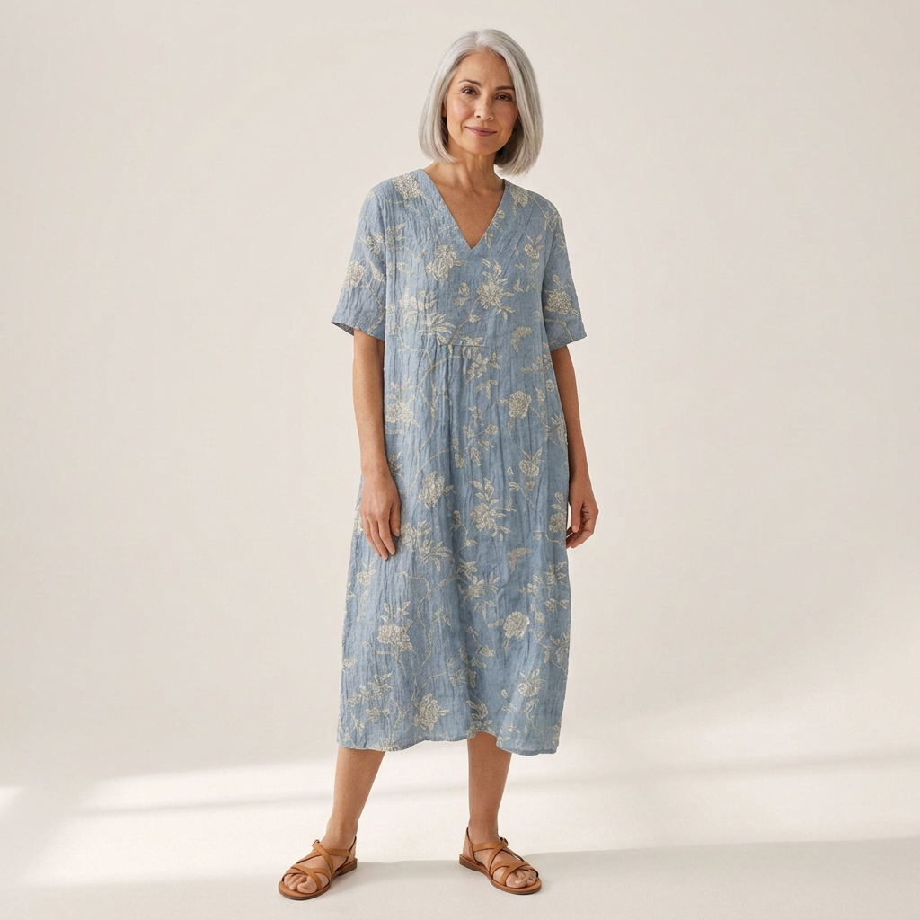 Claudine - Robe d’été imprimée