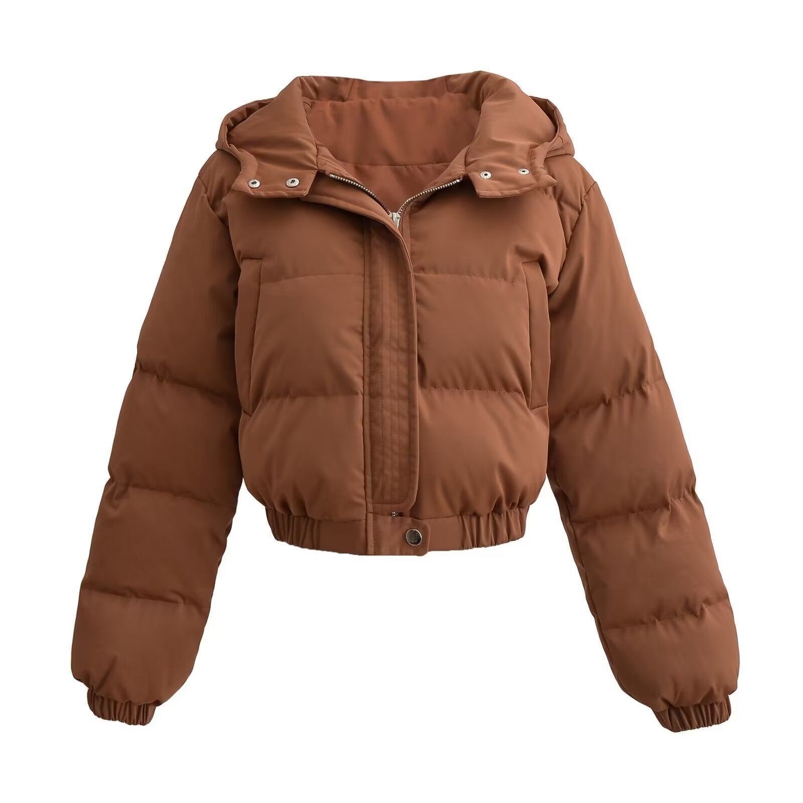 Vina Veste Courte Femme Matelassée à Capuche