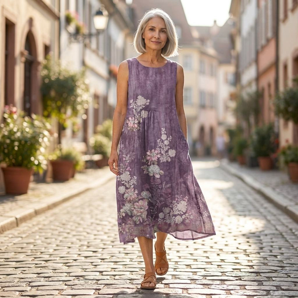 Huguette - Robe fluide et confortable