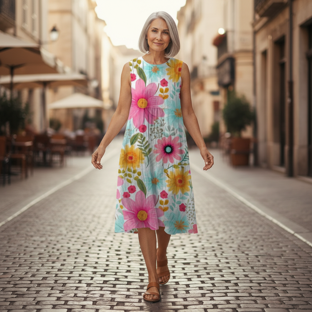 Emmanuelle - Robe fluide et confortable