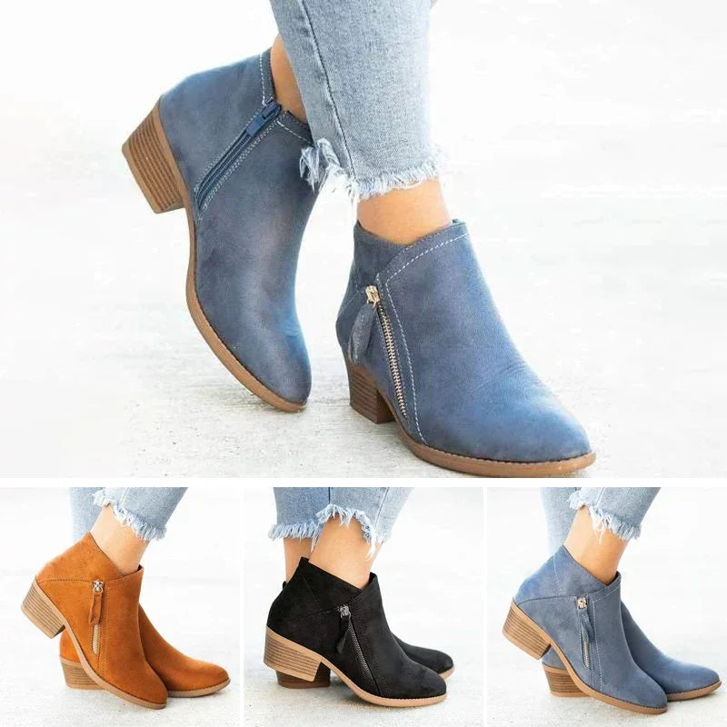 Maeve Bottes Femme à Plateforme en Daim