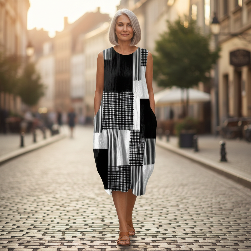 Évelyne - Robe fluide et confortable