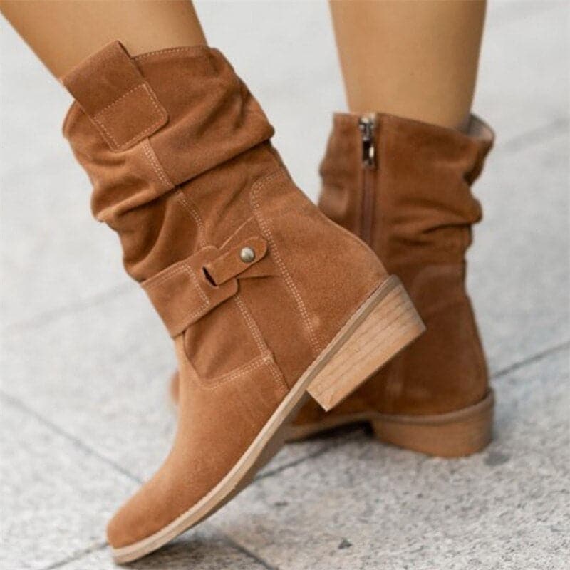 Melanie Bottines Femme en Daim