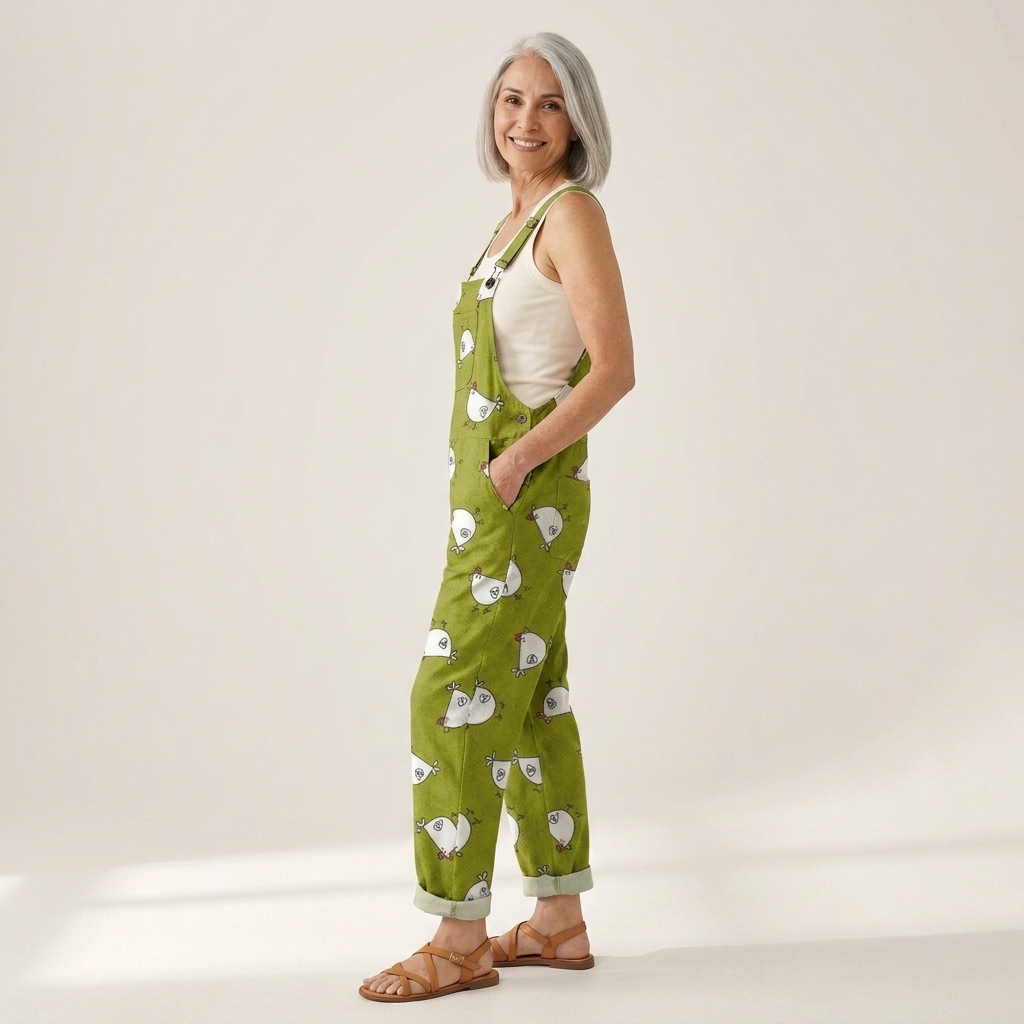 Bérénice - Salopette imprimée confortable