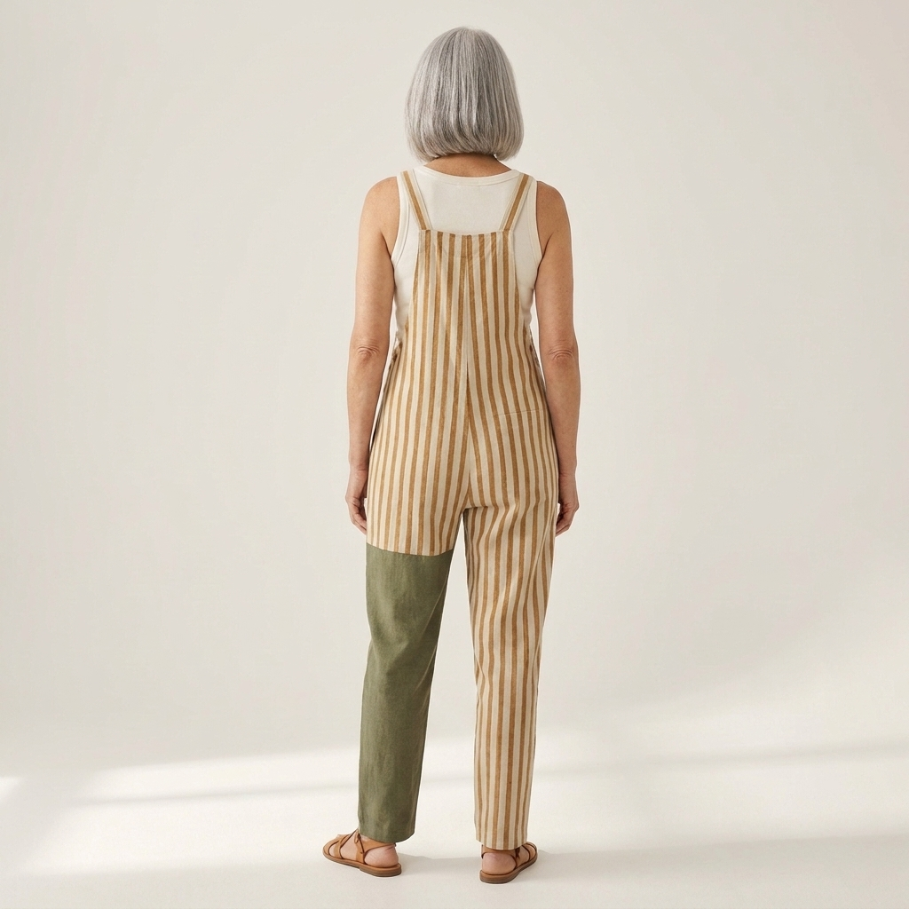 Hélène - Salopette imprimée confortable