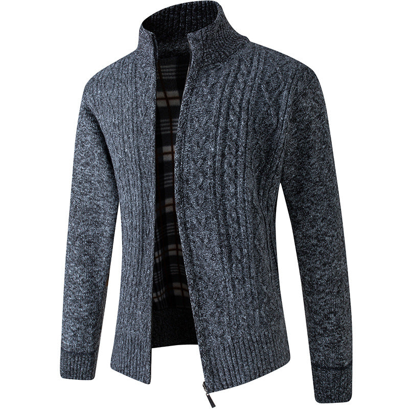 Jeffery Pull Homme en Velours Tricoté