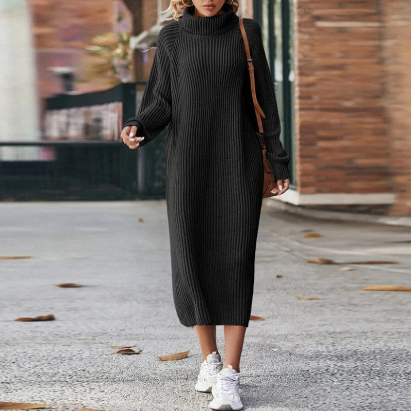 Noeline Robe Midi Femme en Maille