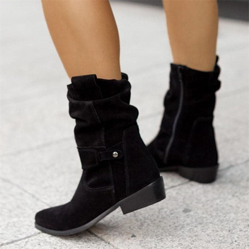 Melanie Bottines Femme en Daim