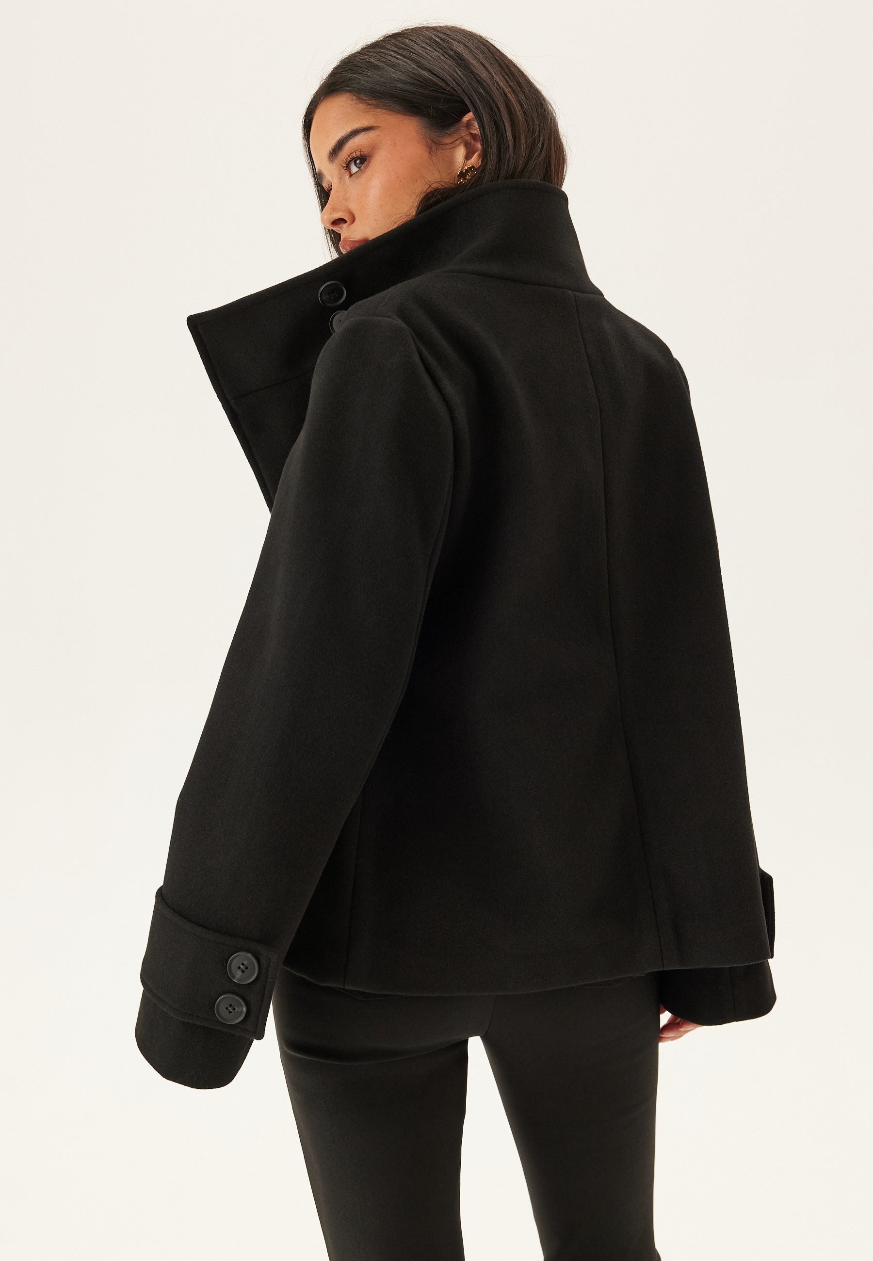 Eliza Veste Courte Femme en Laine Mélangée