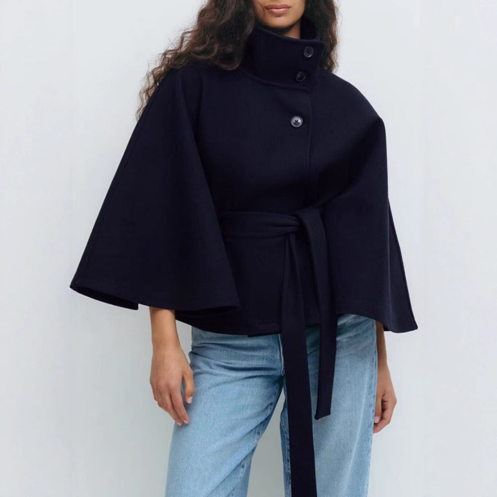 Charlotte Manteau Cape Femme