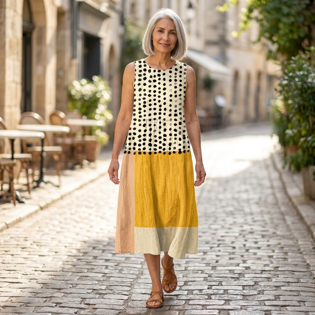 Leah - Robe fluide et confortable