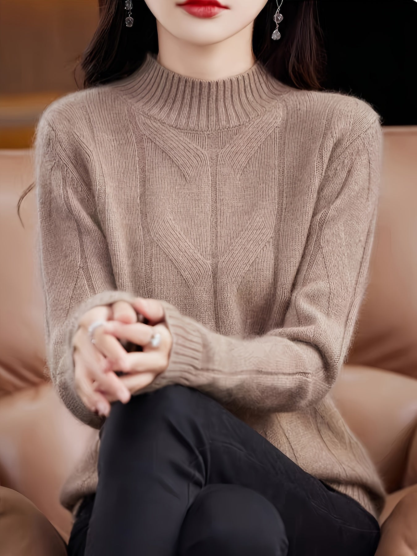 Cheena Pull Femme Texturé