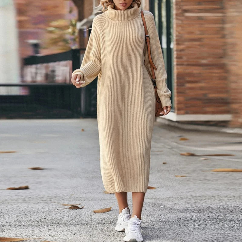 Noeline Robe Midi Femme en Maille
