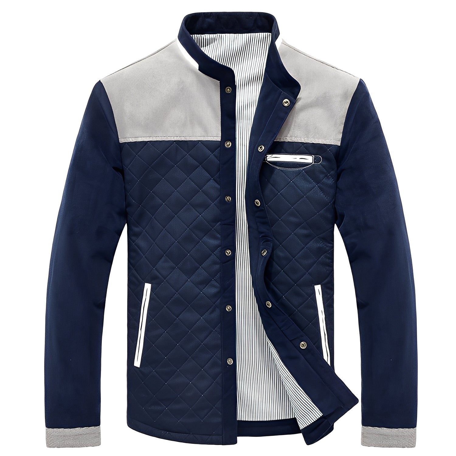 Ythan Veste Patchwork pour Homme