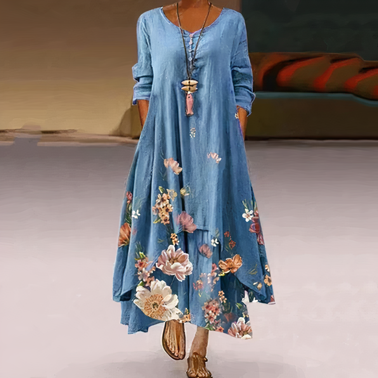 Robe Longue Femme Tania