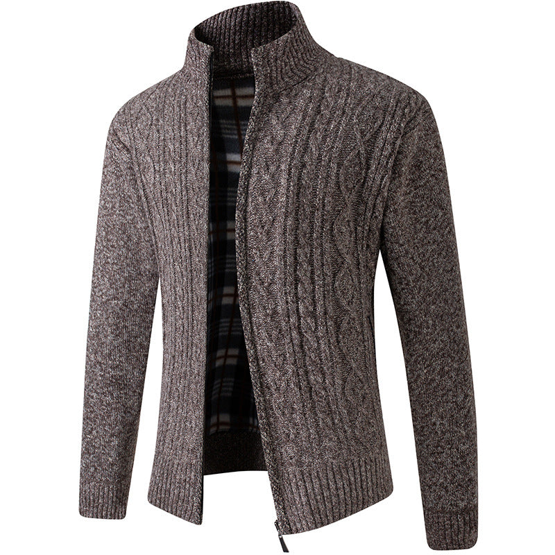 Jeffery Pull Homme en Velours Tricoté