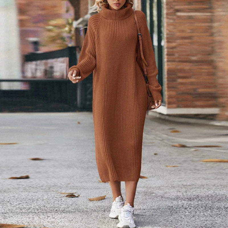 Noeline Robe Midi Femme en Maille