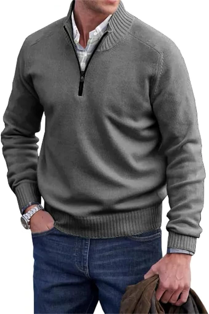 Liam Pull Homme Demi-Zip