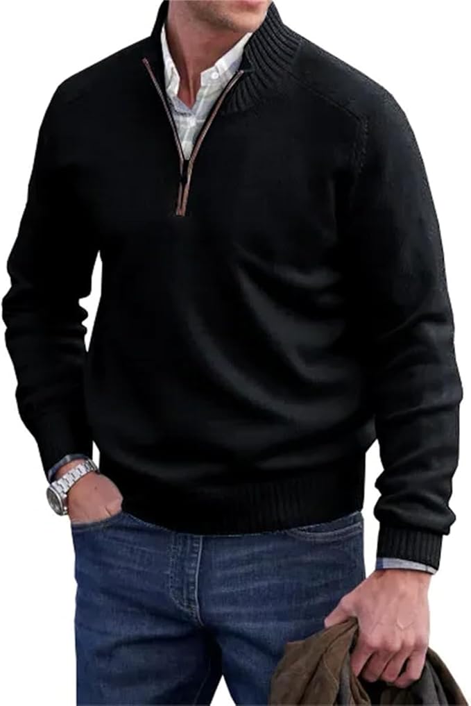 Liam Pull Homme Demi-Zip