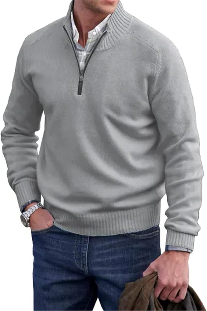 Liam Pull Homme Demi-Zip