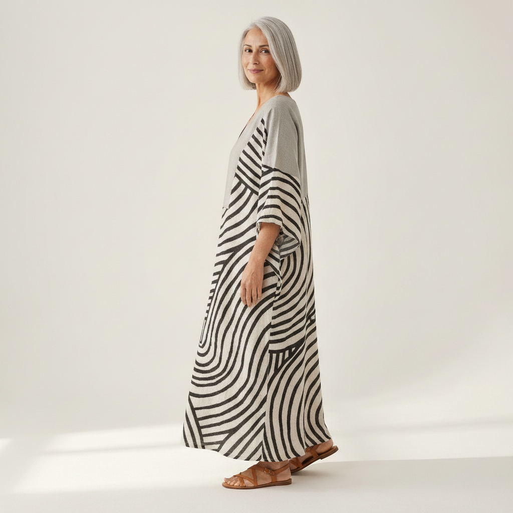 Simone - Robe d’été imprimée