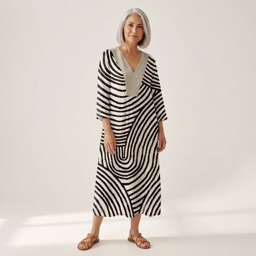 Simone - Robe d’été imprimée