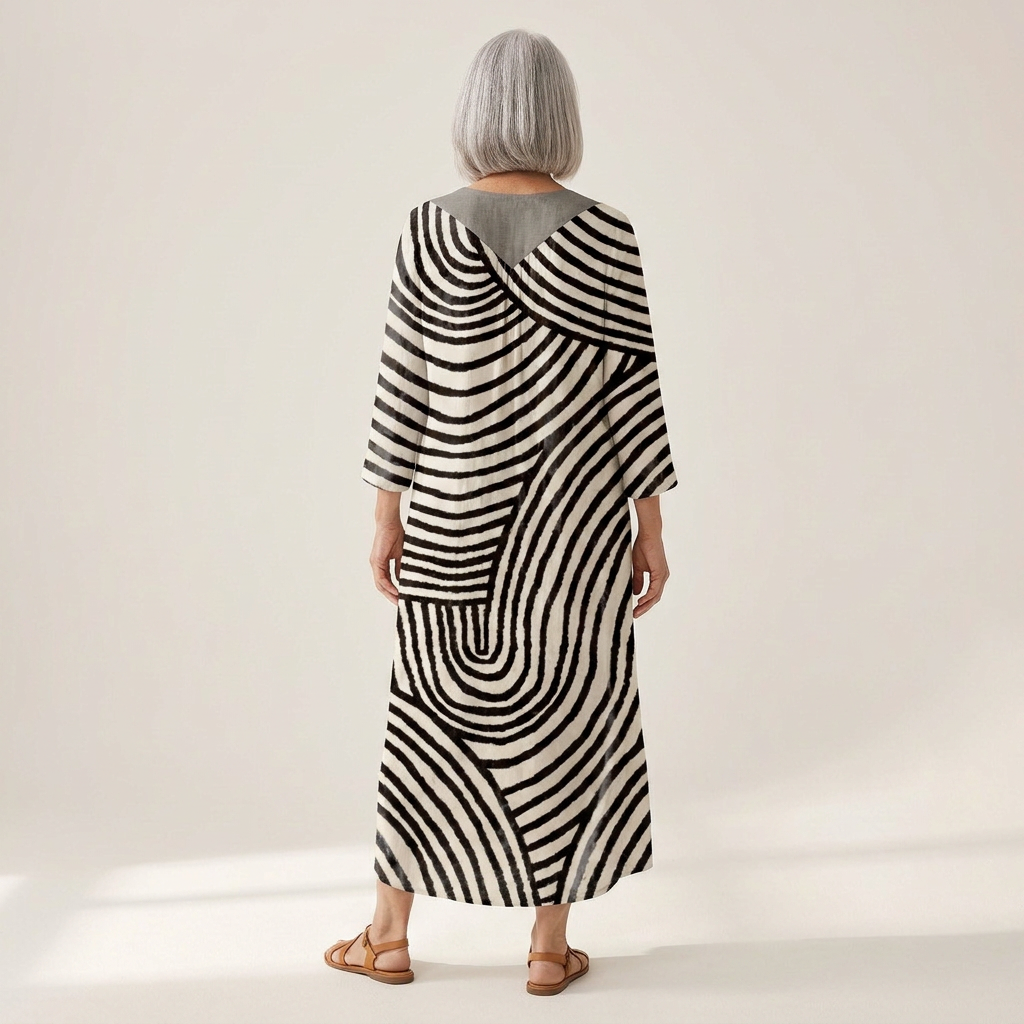 Simone - Robe d’été imprimée