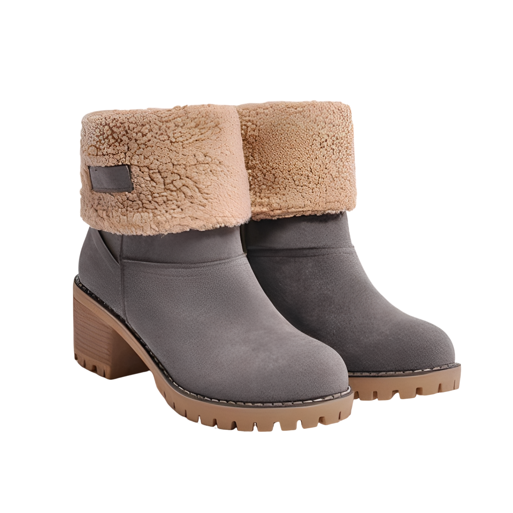 Joella Bottes d’Hiver en Daim pour Femme