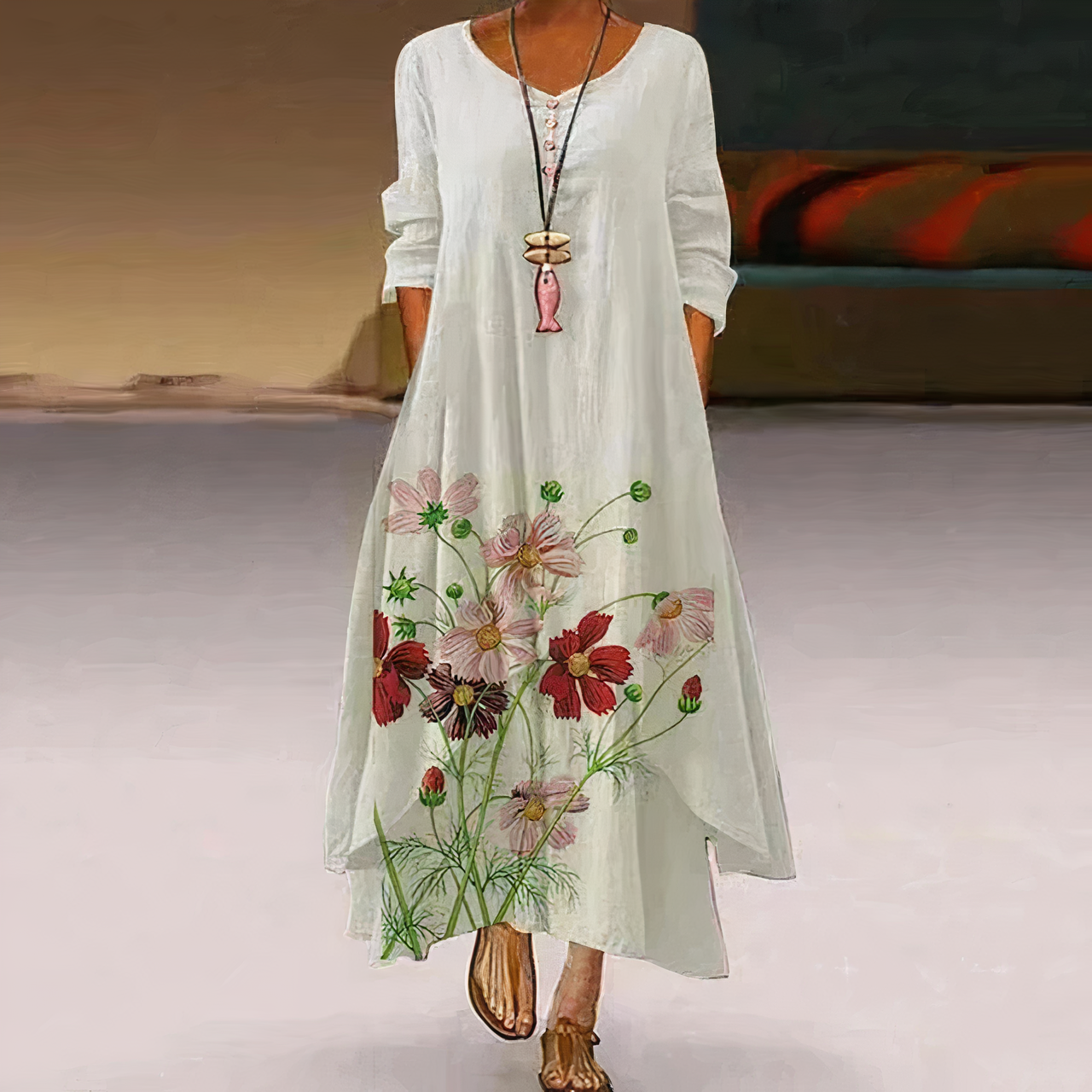 Robe Longue Femme Tania