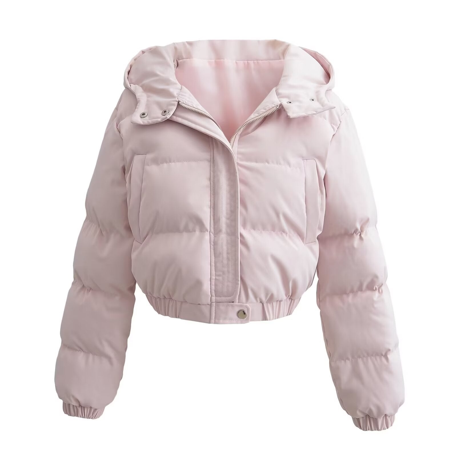 Vina Veste Courte Femme Matelassée à Capuche