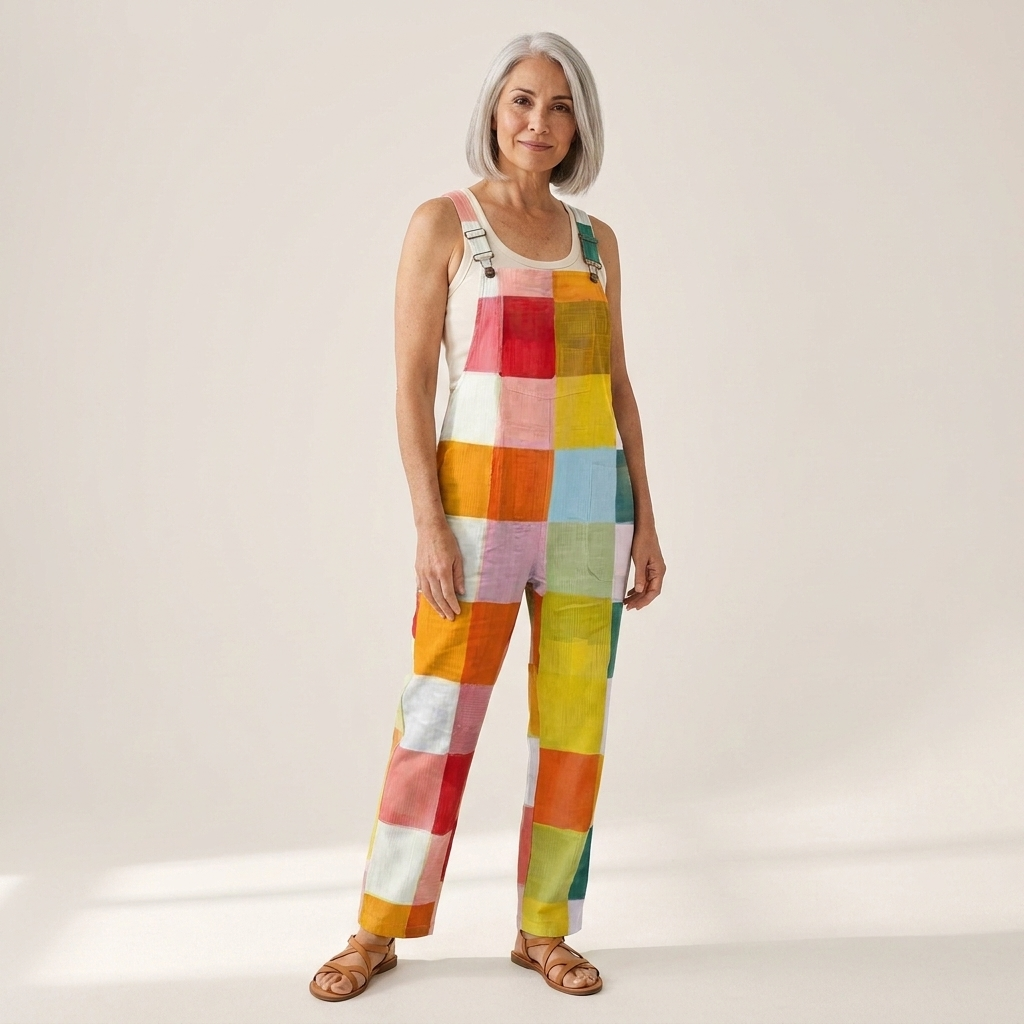 Ghislaine - Salopette imprimée confortable