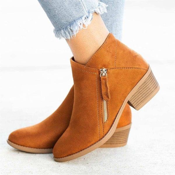 Maeve Bottes Femme à Plateforme en Daim