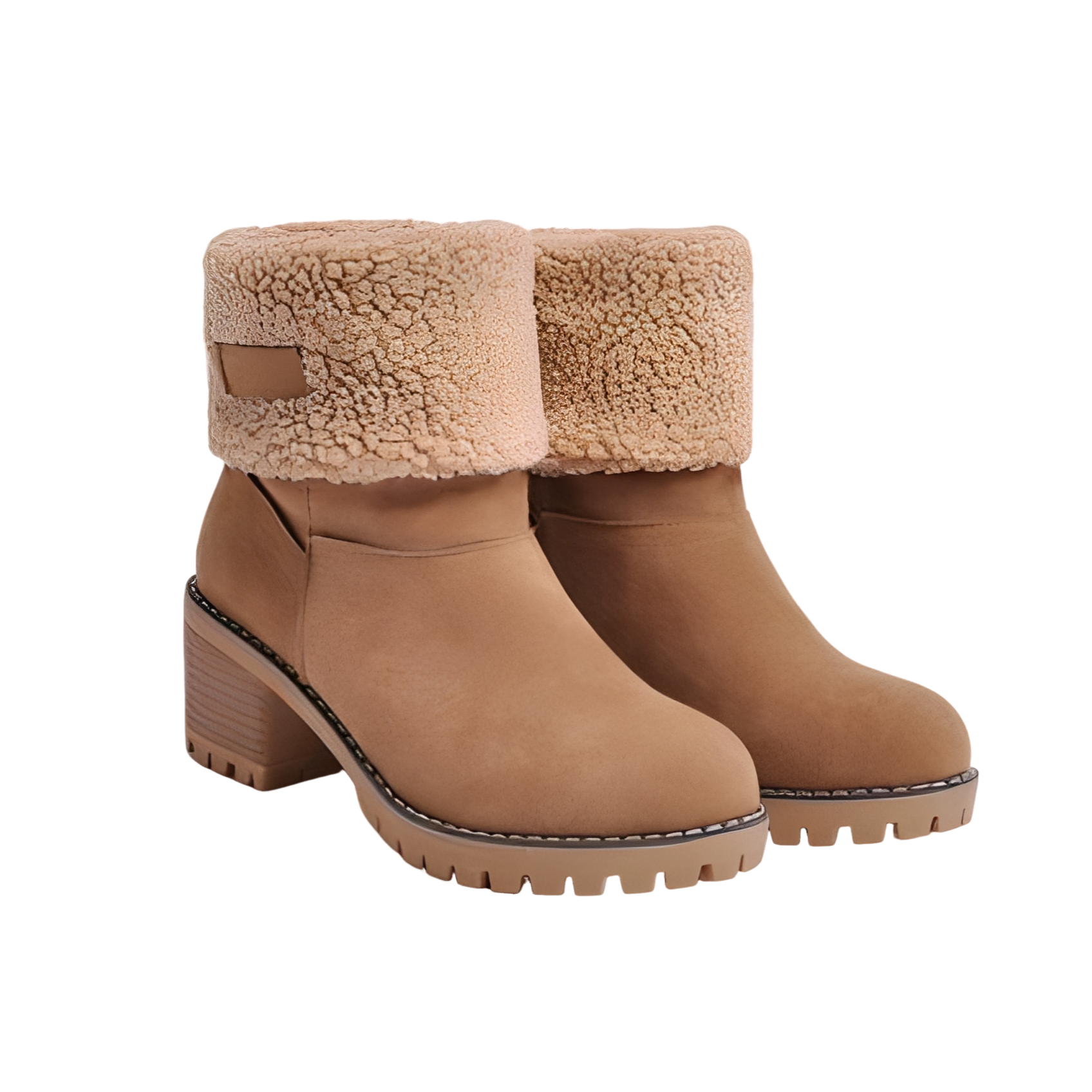 Joella Bottes d’Hiver en Daim pour Femme