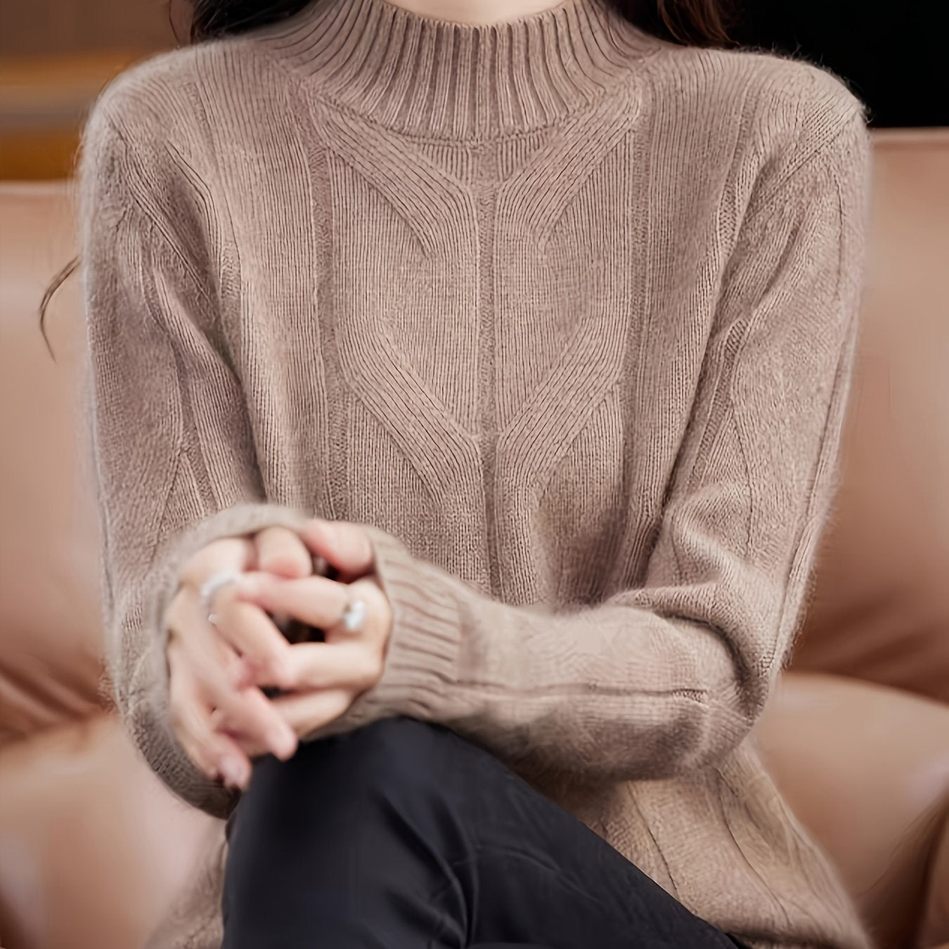 Cheena Pull Femme Texturé