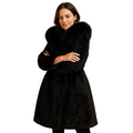 Gillian Manteau Faux Fur Femme
