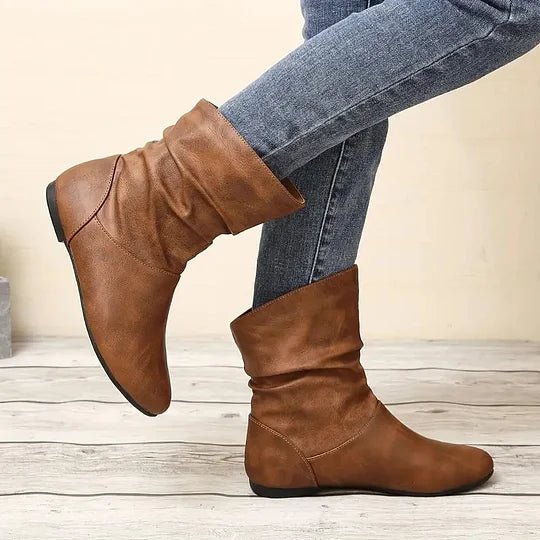 Amara Bottes en Cuir Femme